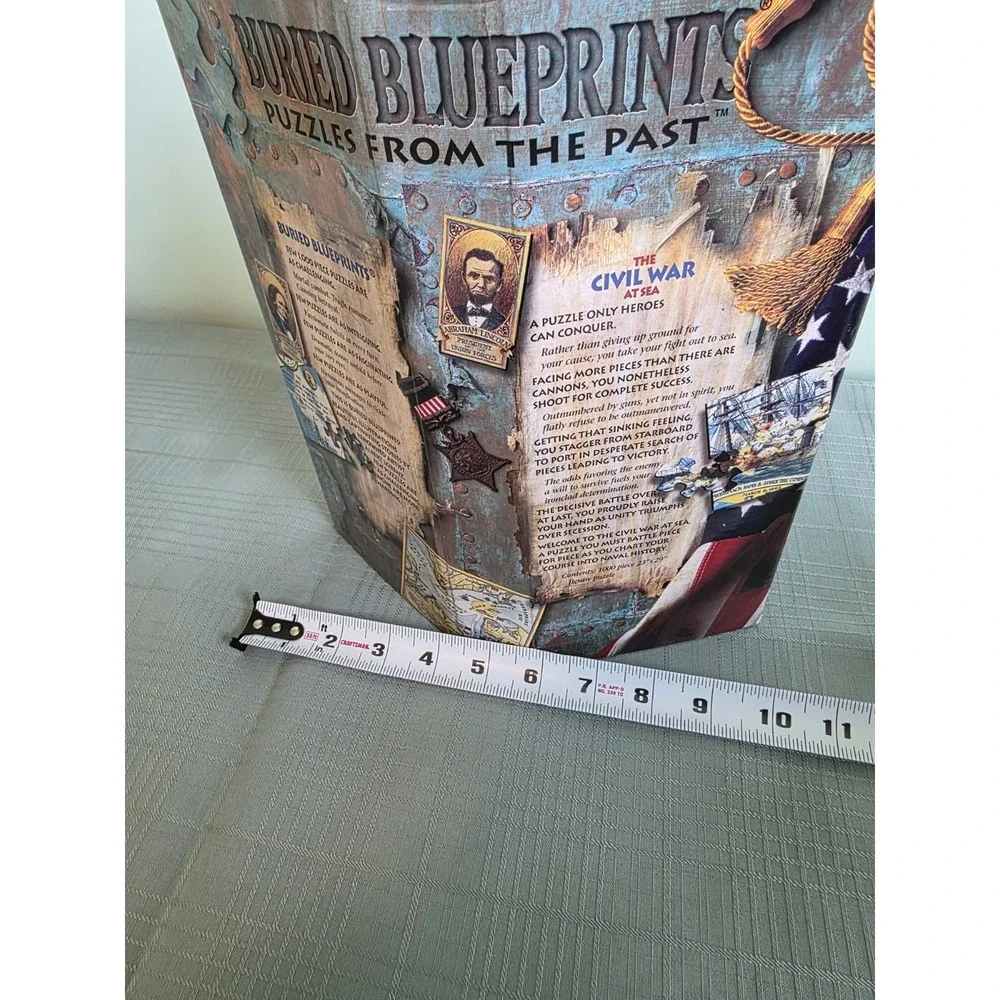 Buried Blueprints Civil War at Sea 1000pc Jigsaw Puzzle From the Past NEW